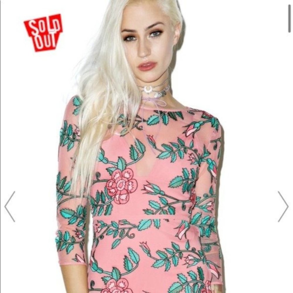 For love&lemons maxi dress embroidered dress - Picture 3 of 6